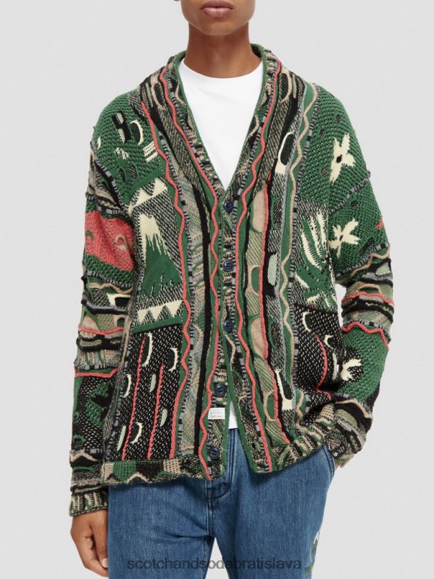 muži oblečenie combo a Scotch & Soda pletený kardigan 4ZV00D631