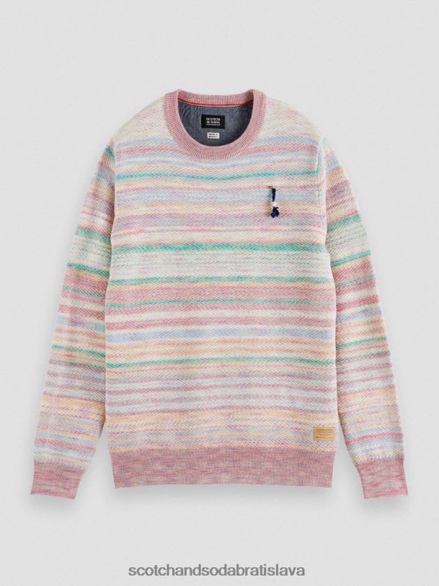 muži oblečenie combo a Scotch & Soda pletený pruhovaný sveter 4ZV00D634