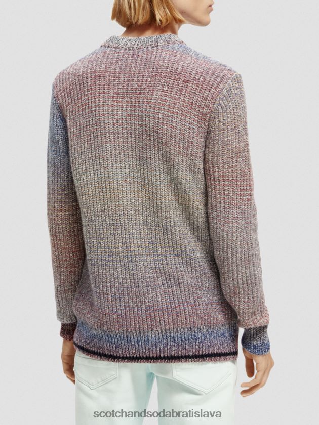 muži oblečenie combo b Scotch & Soda gradientný rebrový pletený sveter 4ZV00D632