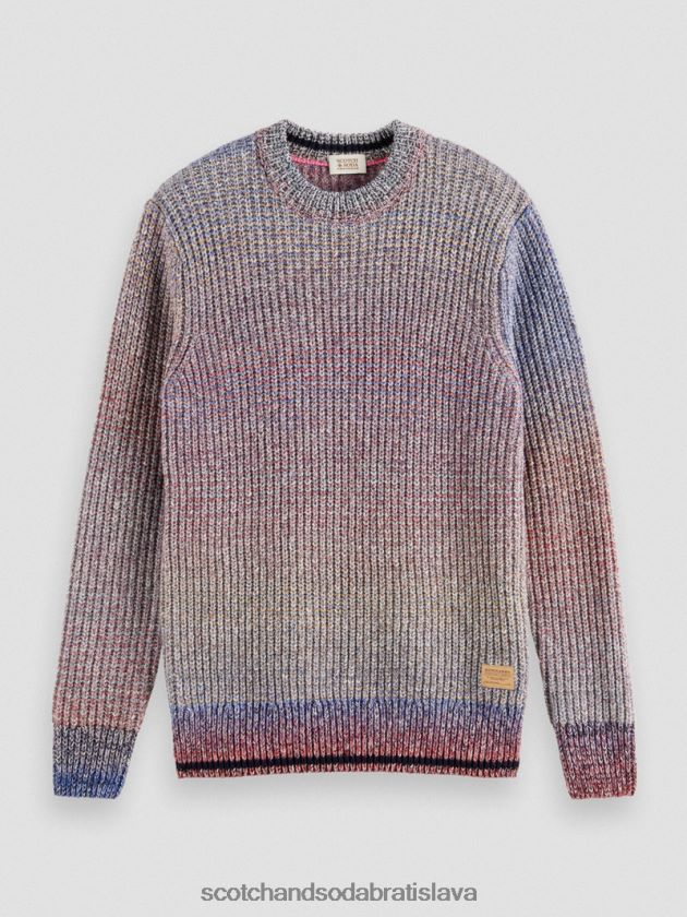 muži oblečenie combo b Scotch & Soda gradientný rebrový pletený sveter 4ZV00D632