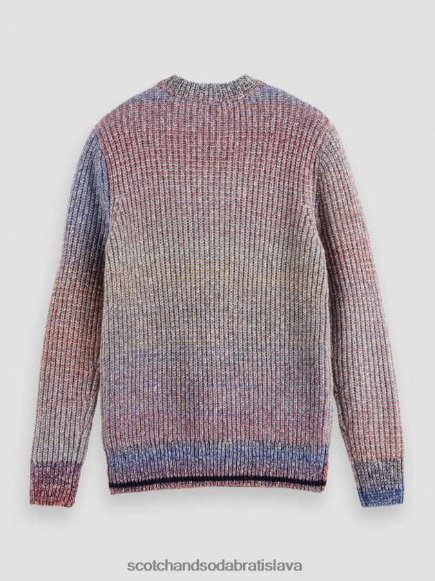 muži oblečenie combo b Scotch & Soda gradientný rebrový pletený sveter 4ZV00D632