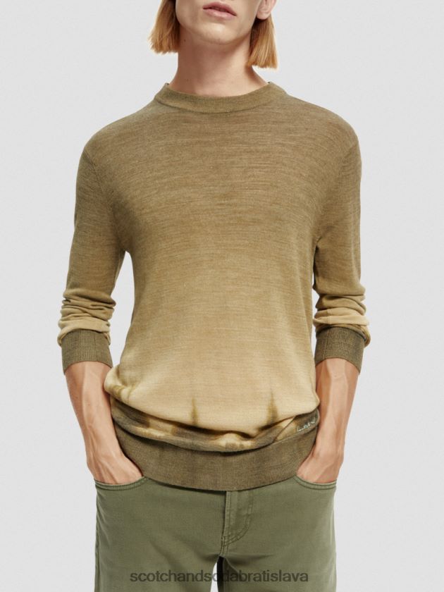 muži oblečenie kombo c Scotch & Soda gradientný sveter s viazanou vlnou 4ZV00D643