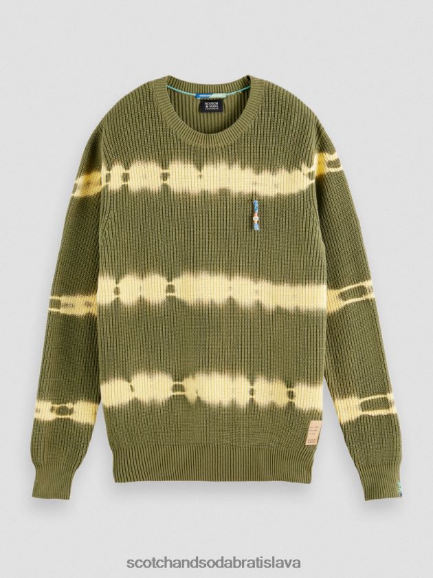 muži oblečenie kombo c Scotch & Soda organický sveter z hrubého úpletu na viazanie 4ZV00D649