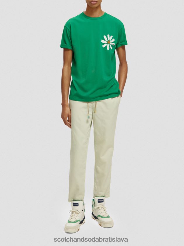 muži oblečenie amazonka Scotch & Soda vyprané umelecké tričko 4ZV00D447