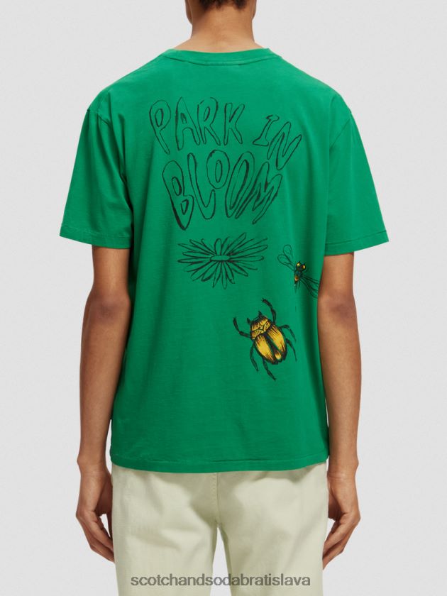 muži oblečenie amazonka Scotch & Soda vyprané umelecké tričko 4ZV00D447