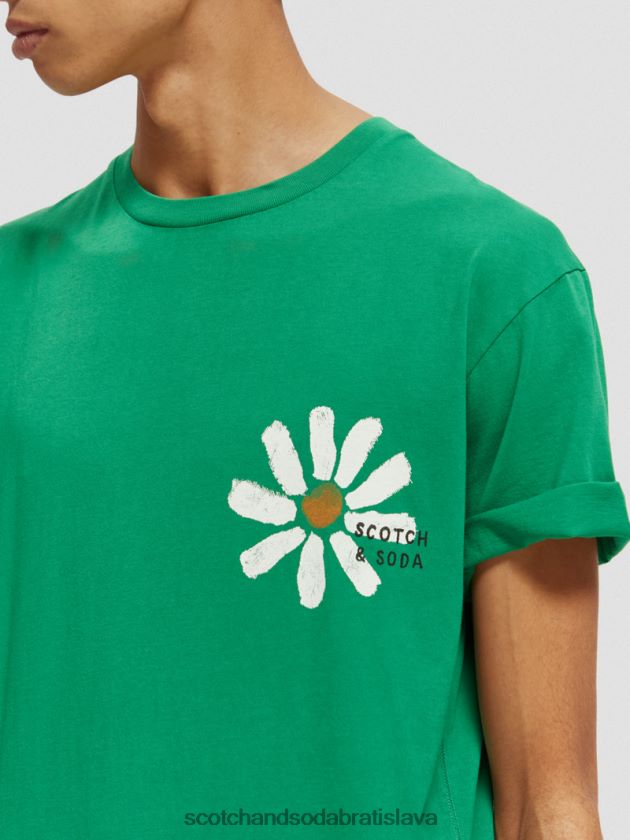 muži oblečenie amazonka Scotch & Soda vyprané umelecké tričko 4ZV00D447