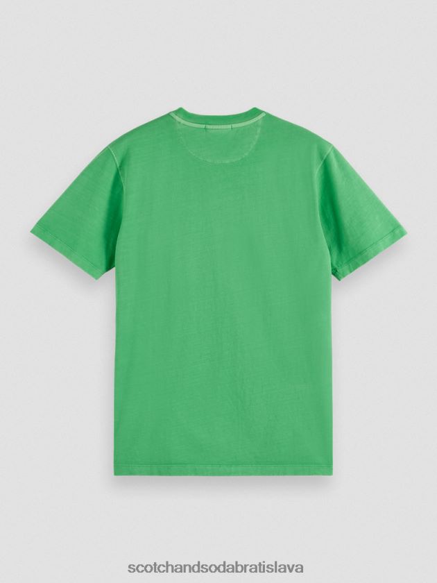 muži oblečenie amazonka Scotch & Soda zafarbené tričko bežného strihu 4ZV00D428