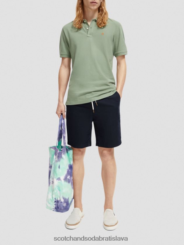 muži oblečenie armády Scotch & Soda Pique polo z organickej bavlny 4ZV00D464