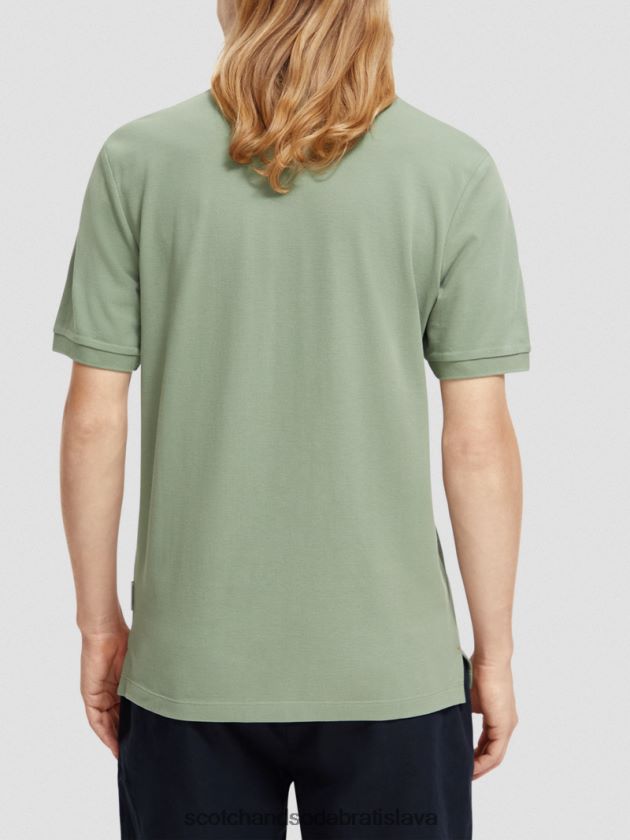 muži oblečenie armády Scotch & Soda Pique polo z organickej bavlny 4ZV00D464