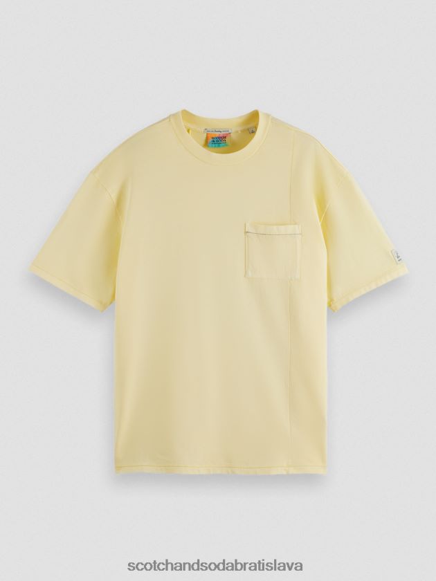 muži oblečenie banán Scotch & Soda Voľné vreckové farebné tričko 4ZV00D407