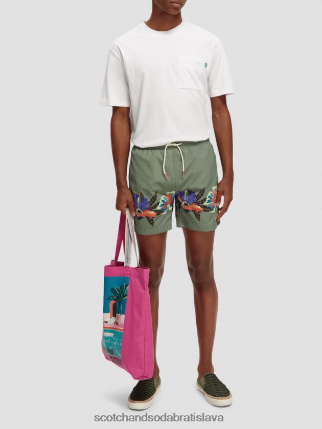 muži oblečenie biely Scotch & Soda umelecké tričko uvoľneného strihu 4ZV00D422