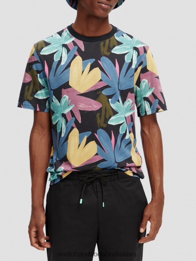 muži oblečenie combo a Scotch & Soda organické tričko s potlačou regular fit 4ZV00D364