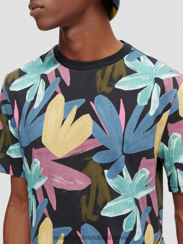 muži oblečenie combo a Scotch & Soda organické tričko s potlačou regular fit 4ZV00D364