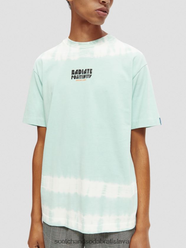 muži oblečenie kombo c Scotch & Soda organické tričko s motívom kravaty 4ZV00D403