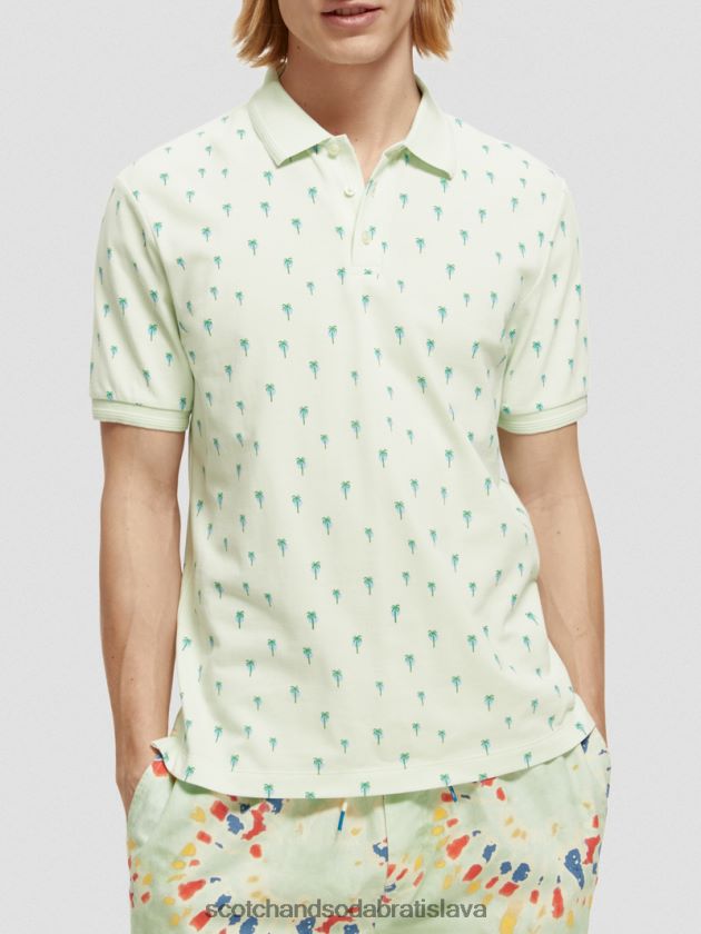muži oblečenie mäta Scotch & Soda organické tričko s potlačou regular fit 4ZV00D426