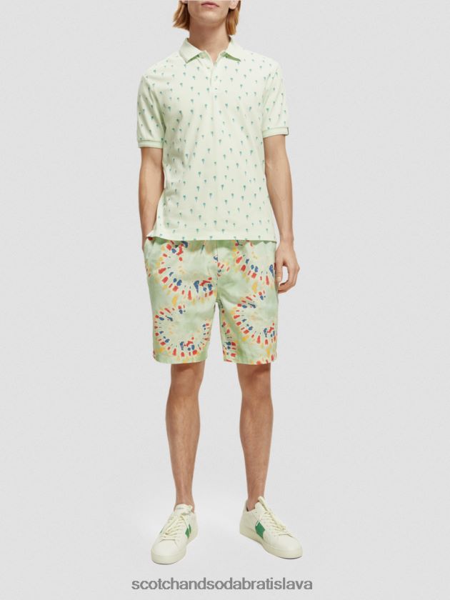 muži oblečenie mäta Scotch & Soda organické tričko s potlačou regular fit 4ZV00D426