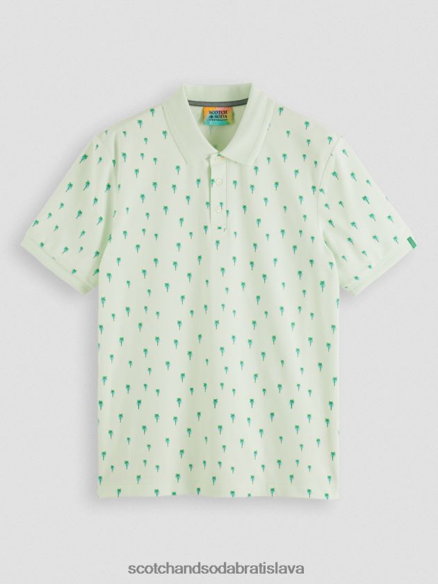 muži oblečenie mäta Scotch & Soda organické tričko s potlačou regular fit 4ZV00D426
