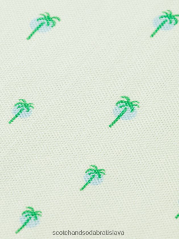 muži oblečenie mäta Scotch & Soda organické tričko s potlačou regular fit 4ZV00D426