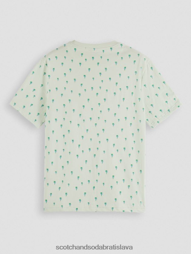 muži oblečenie mäta Scotch & Soda tričko regular fit s potlačou 4ZV00D437