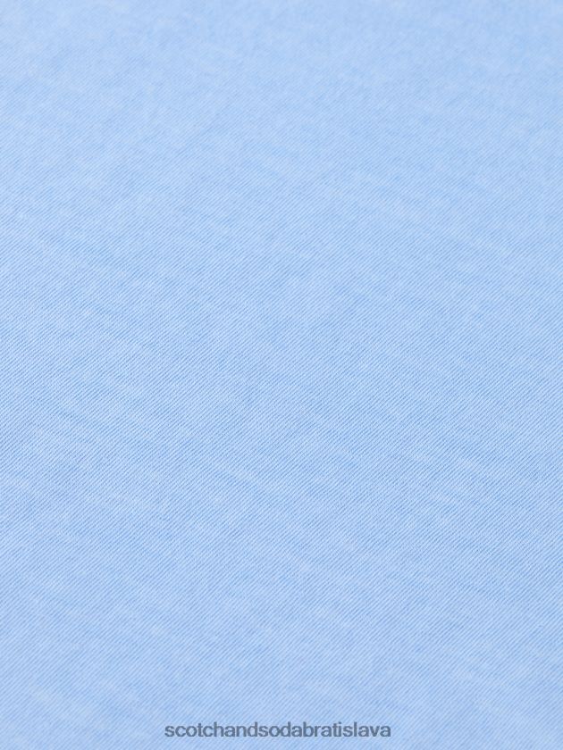 muži oblečenie morská modrá Scotch & Soda uvoľnené tričko so syrovým okrajom 4ZV00D383