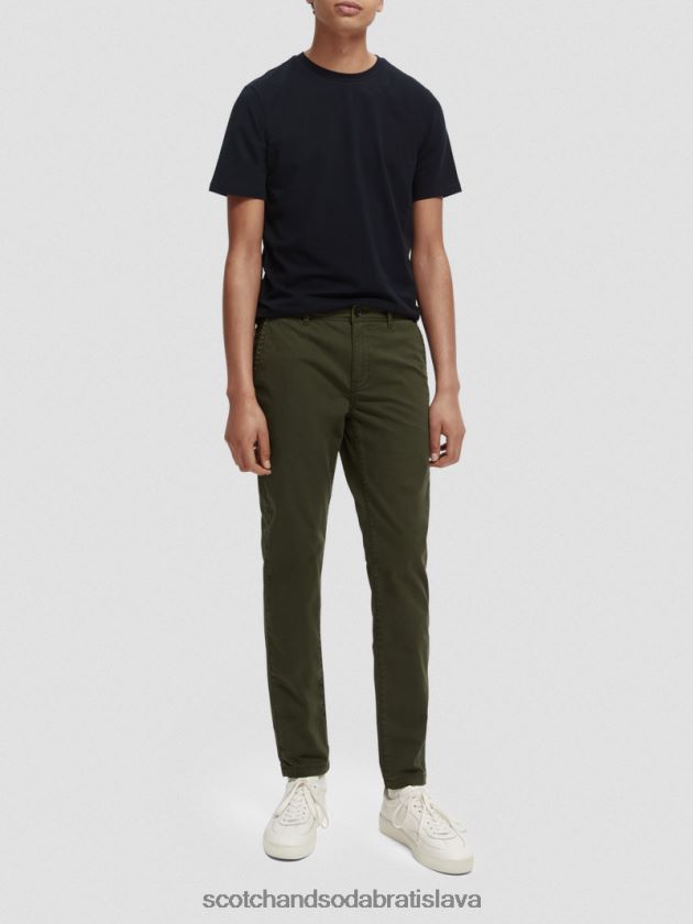 muži oblečenie noc Scotch & Soda tričko s výstrihom z organickej bavlny 4ZV00D445