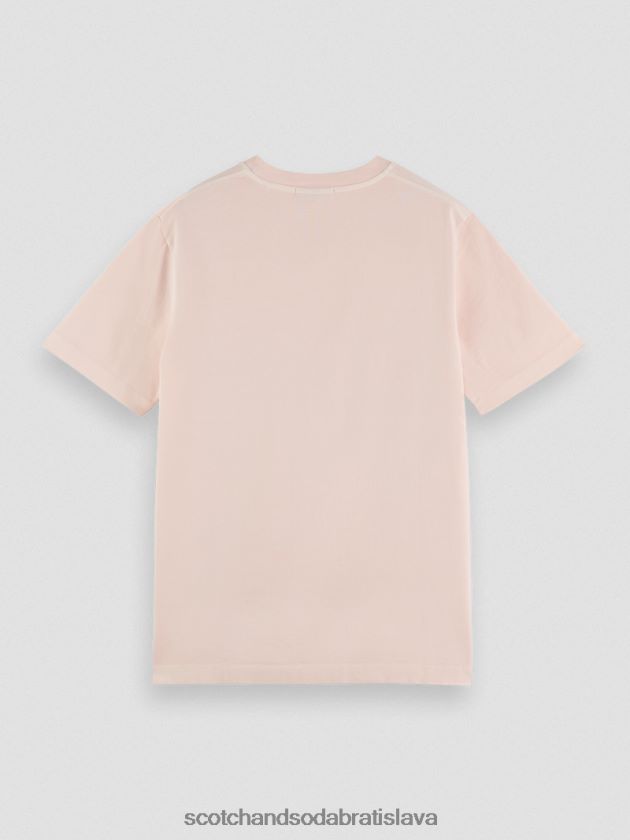 muži oblečenie ruža Scotch & Soda Umelecké tričko bežného strihu 4ZV00D356