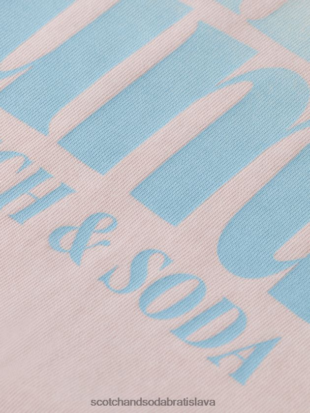 muži oblečenie ruža Scotch & Soda Umelecké tričko bežného strihu 4ZV00D356