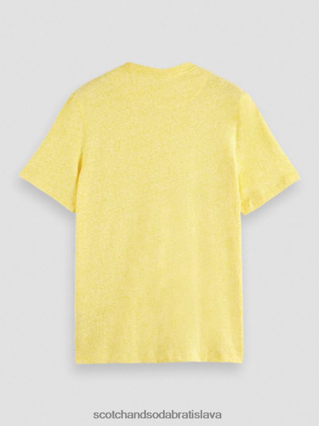 muži oblečenie slnečná melanž Scotch & Soda tričko melange patch 4ZV00D370