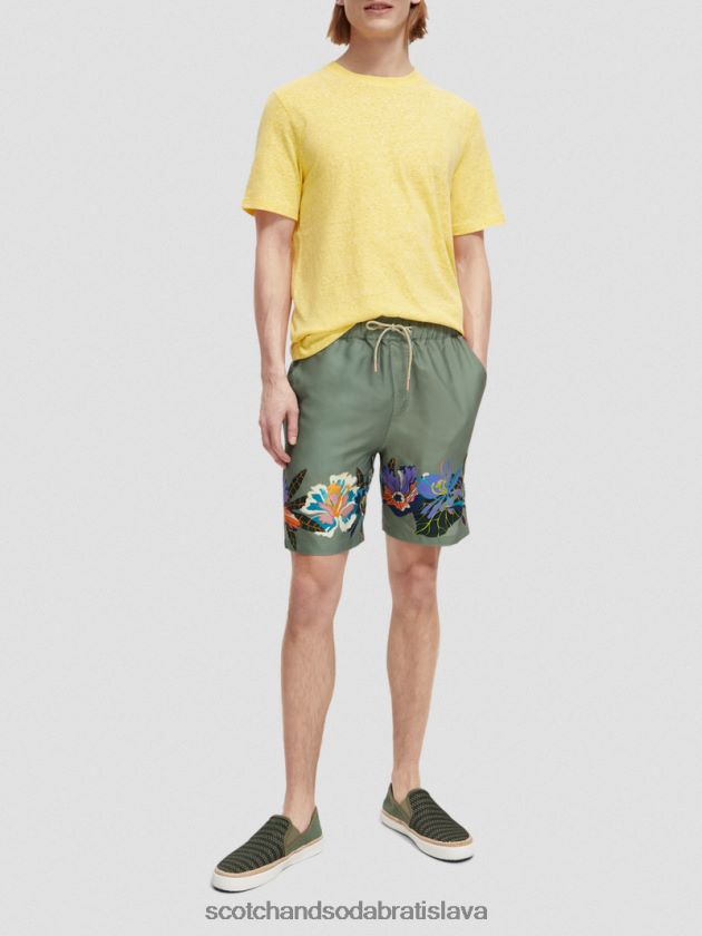 muži oblečenie slnečná melanž Scotch & Soda tričko melange patch 4ZV00D370