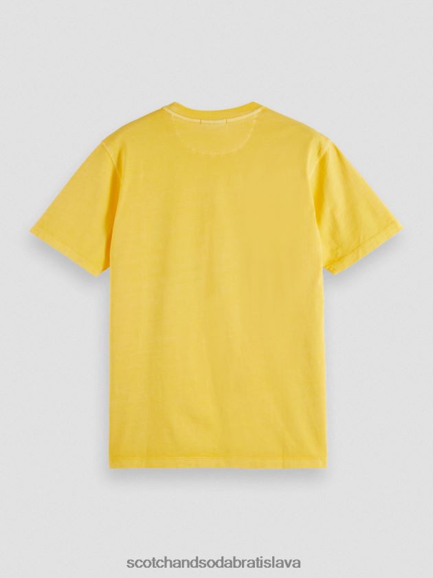 muži oblečenie slniečko Scotch & Soda zafarbené tričko bežného strihu 4ZV00D431
