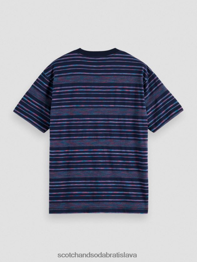 muži oblečenie viac pruhov Scotch & Soda organické džersejové pruhované tričko 4ZV00D413