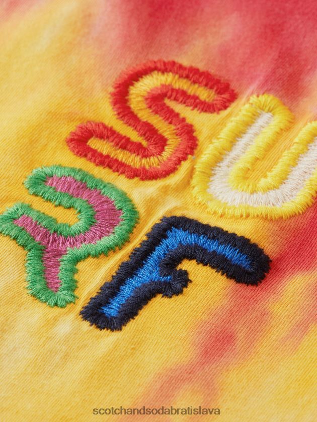 muži oblečenie viacfarebná farba na kravaty Scotch & Soda vyšívané tričko s vyšívaným motívom 4ZV00D441