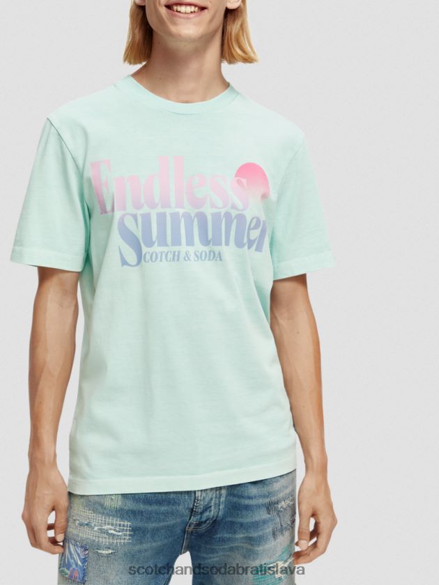 muži oblečenie záliv Scotch & Soda Umelecké tričko bežného strihu 4ZV00D358