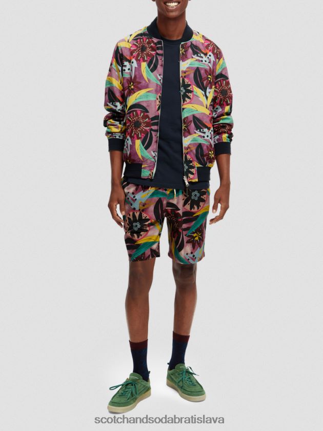 muži oblečenie combo a Scotch & Soda obojstranná bombardovacia bunda s potlačou 4ZV00D562