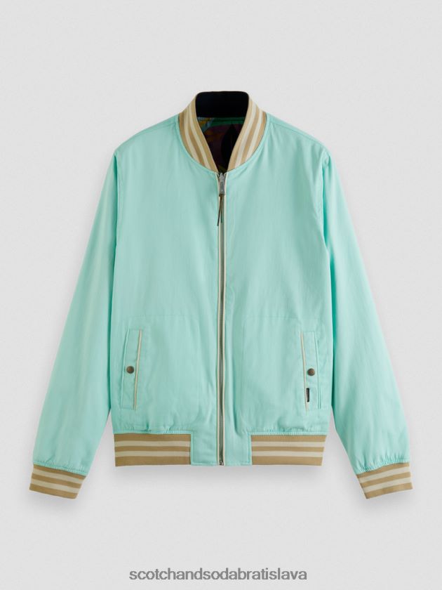 muži oblečenie combo a Scotch & Soda obojstranná bombardovacia bunda s potlačou 4ZV00D562