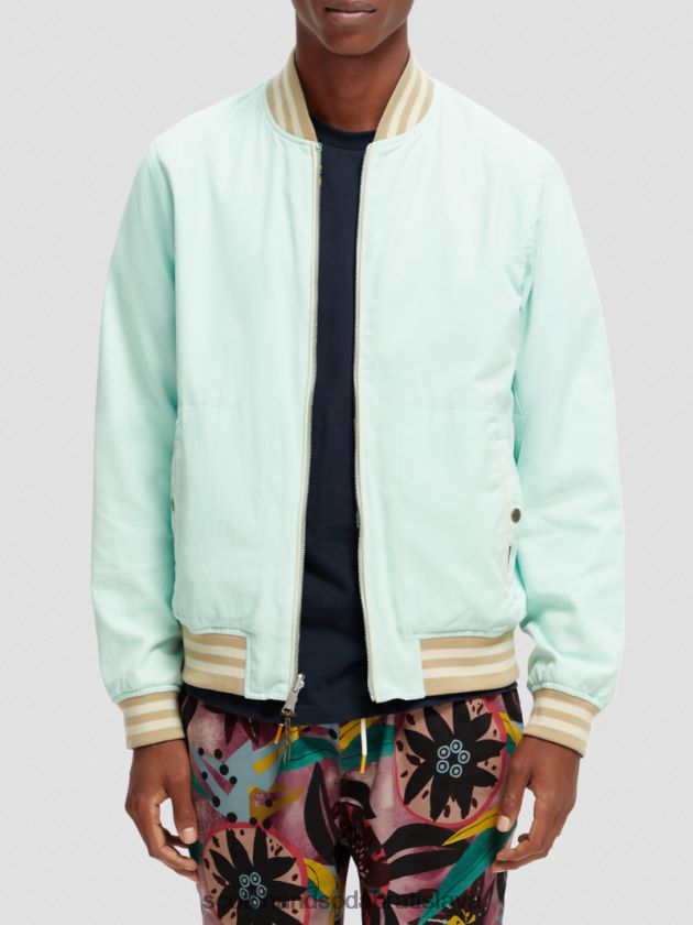 muži oblečenie combo a Scotch & Soda obojstranná bombardovacia bunda s potlačou 4ZV00D562