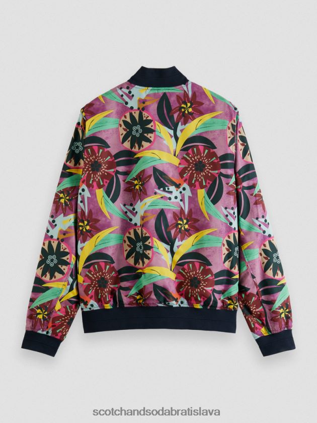 muži oblečenie combo a Scotch & Soda obojstranná bombardovacia bunda s potlačou 4ZV00D562