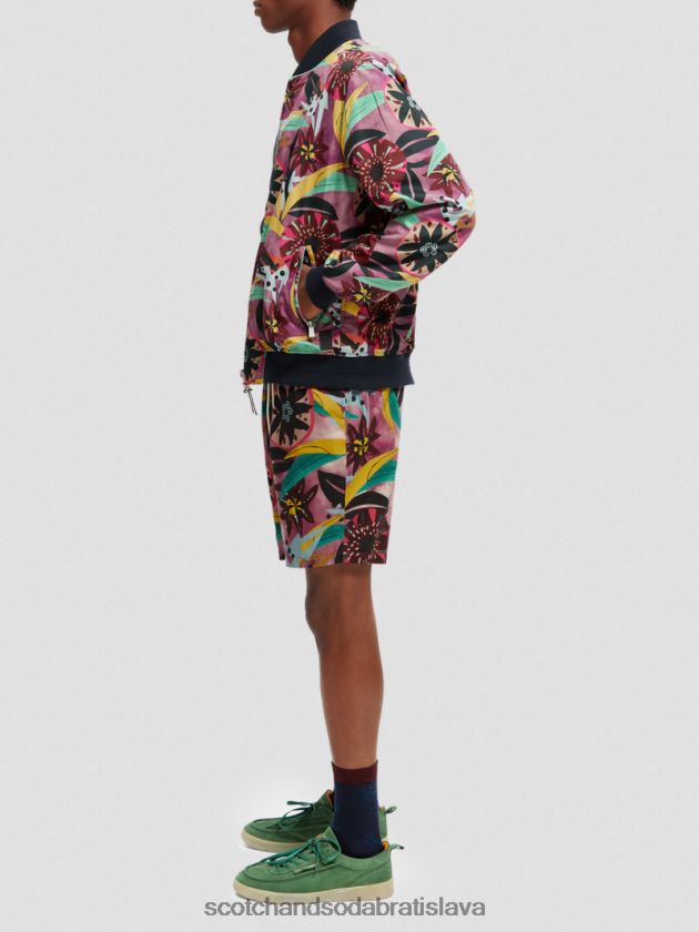 muži oblečenie combo a Scotch & Soda obojstranná bombardovacia bunda s potlačou 4ZV00D562