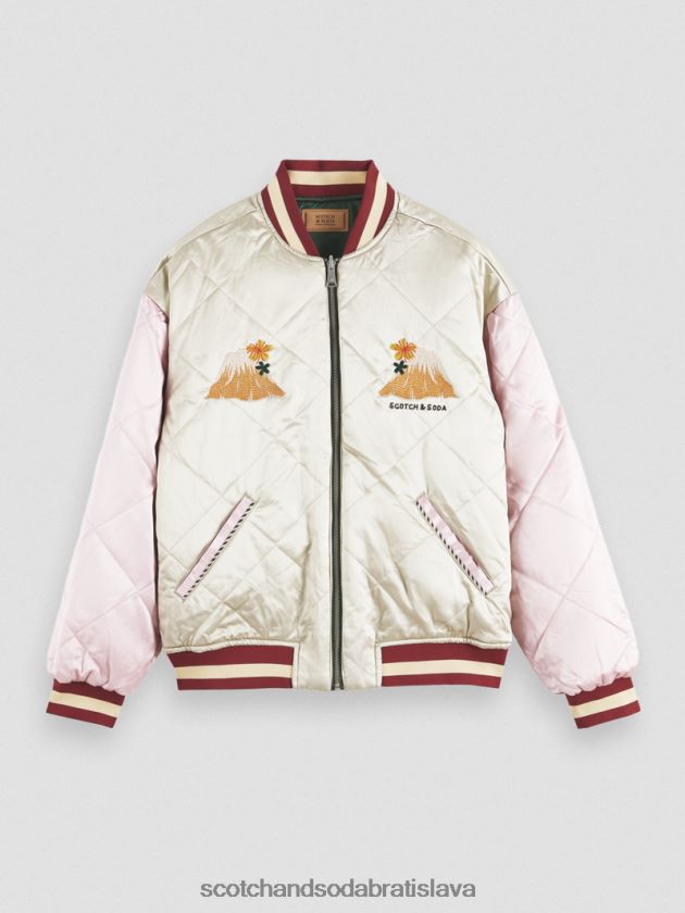 muži oblečenie combo a Scotch & Soda vyšívaný saténový bomber 4ZV00D559