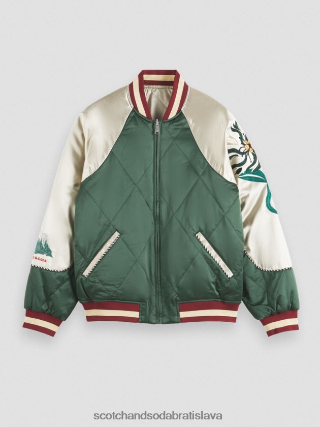 muži oblečenie combo a Scotch & Soda vyšívaný saténový bomber 4ZV00D559