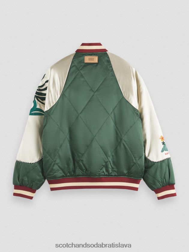 muži oblečenie combo a Scotch & Soda vyšívaný saténový bomber 4ZV00D559