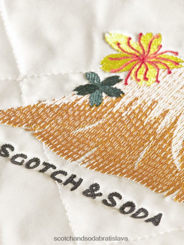 muži oblečenie combo a Scotch & Soda vyšívaný saténový bomber 4ZV00D559