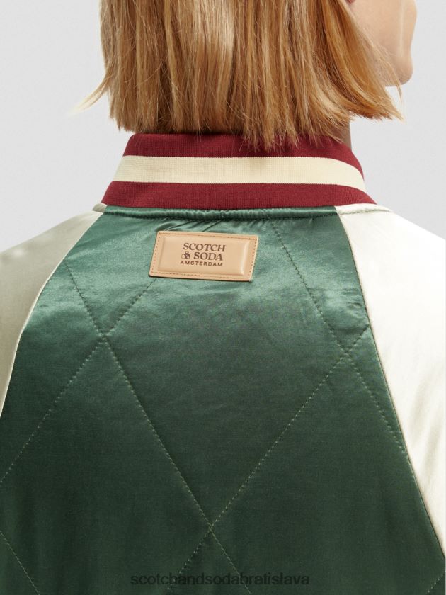 muži oblečenie combo a Scotch & Soda vyšívaný saténový bomber 4ZV00D559