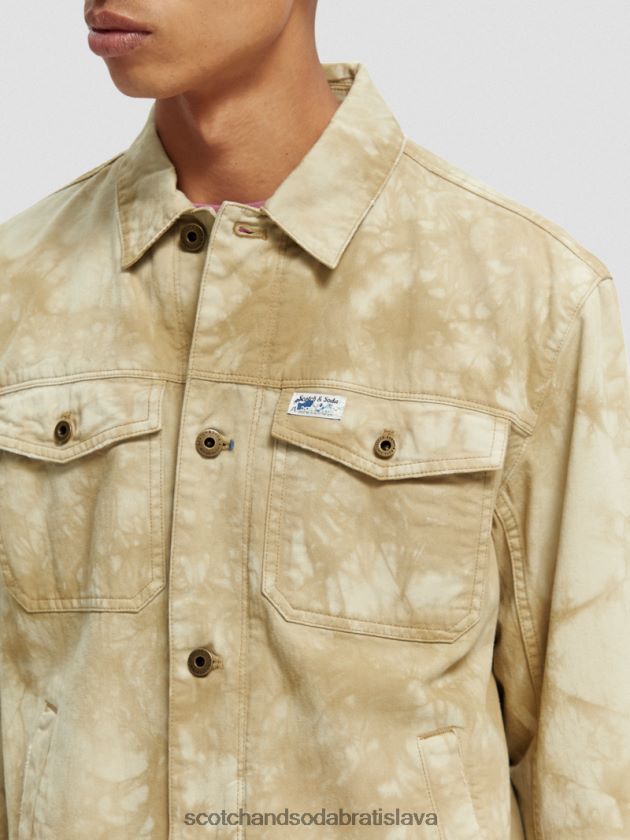 muži oblečenie combo b Scotch & Soda rifľová bunda s kravatou 4ZV00D577