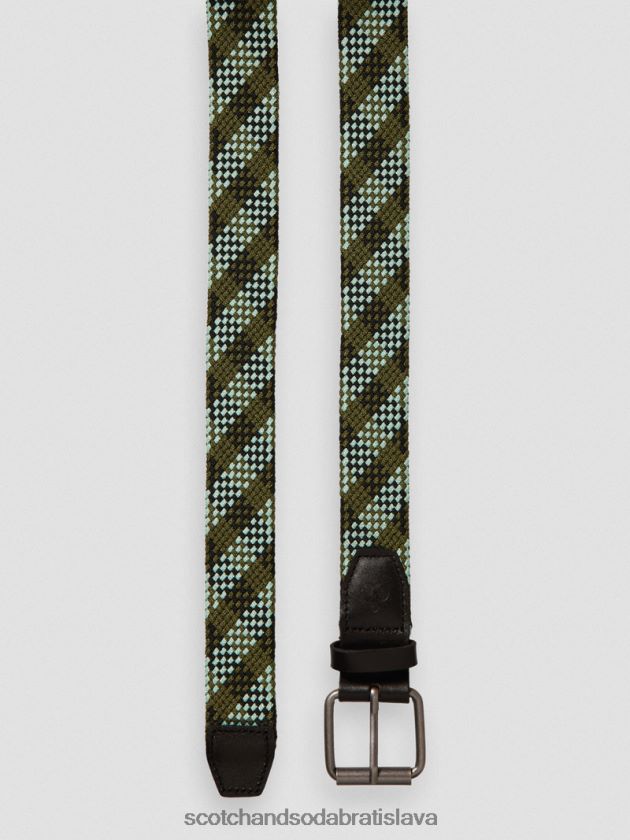 muži príslušenstvo combo b Scotch & Soda páskový opasok lemovaný kožou 4ZV00D715