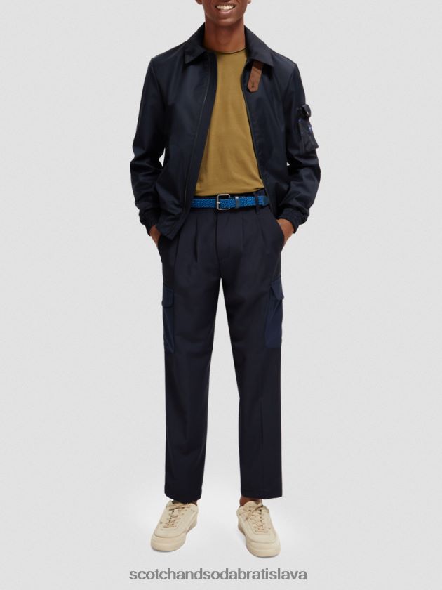 muži príslušenstvo kombo c Scotch & Soda páskový opasok lemovaný kožou 4ZV00D713