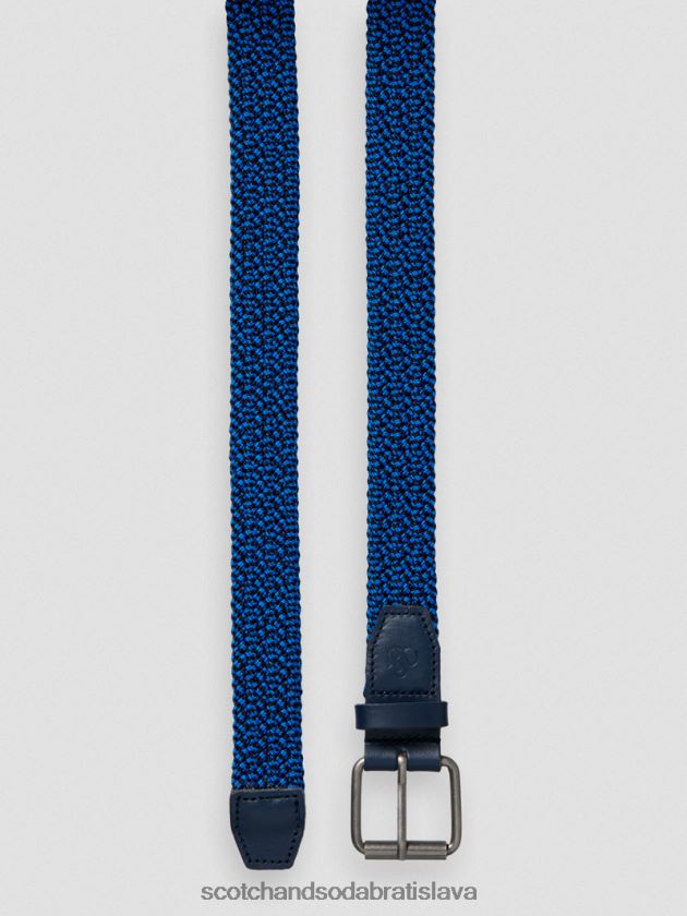 muži príslušenstvo kombo c Scotch & Soda páskový opasok lemovaný kožou 4ZV00D713