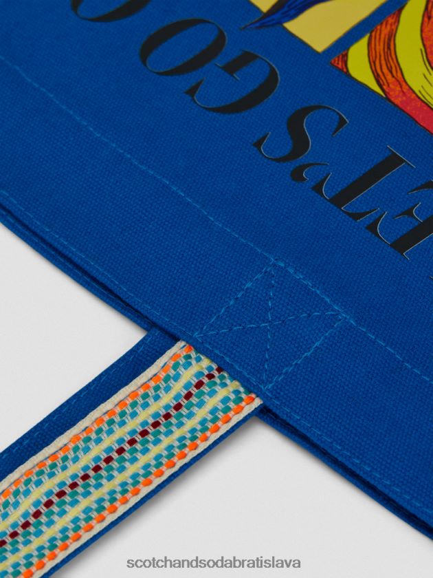 muži príslušenstvo dúhovka modrá Scotch & Soda plátenná taška na umelecké diela 4ZV00D703
