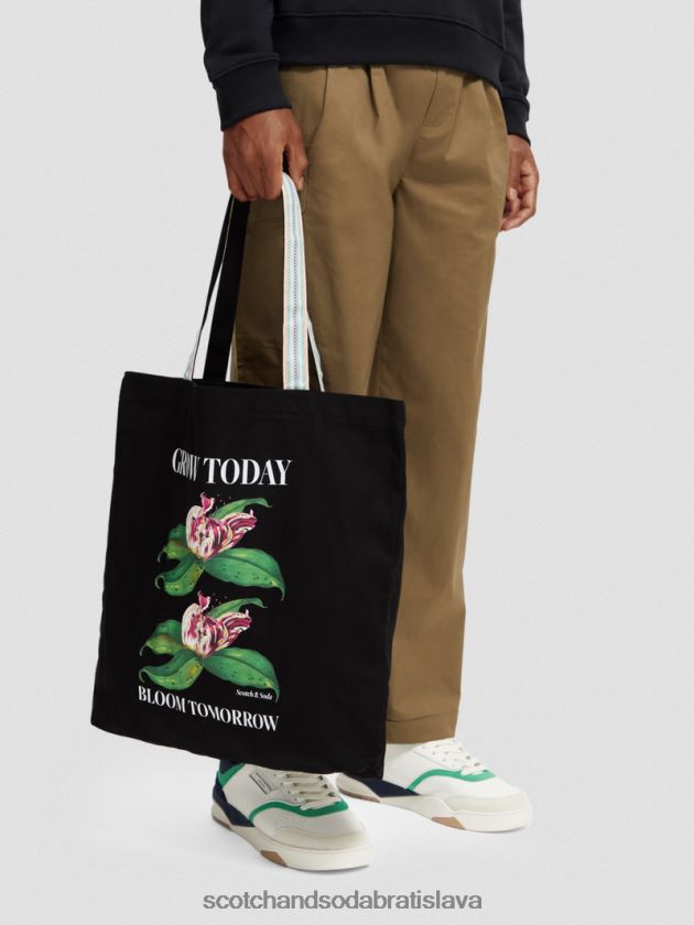 muži príslušenstvo čierna Scotch & Soda plátenná taška na umelecké diela 4ZV00D700