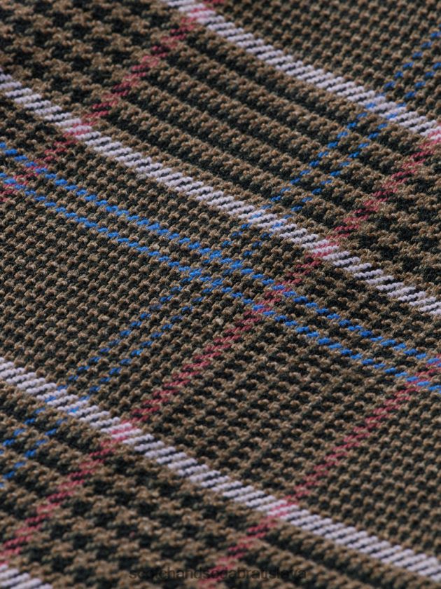 ženy oblečenie dedičný pop Scotch & Soda dedičný dvojradový károvaný blejzer 4ZV00D180